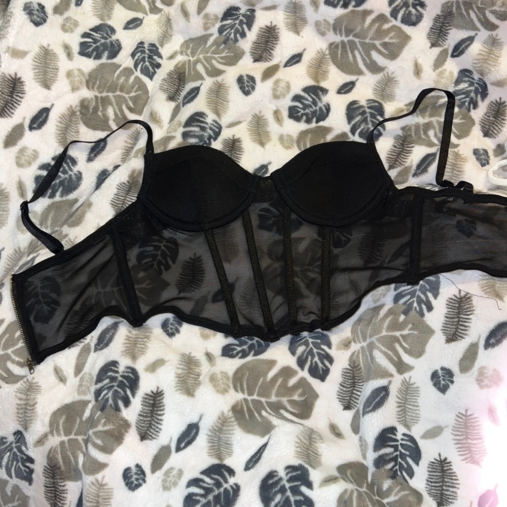 Black Bra corset